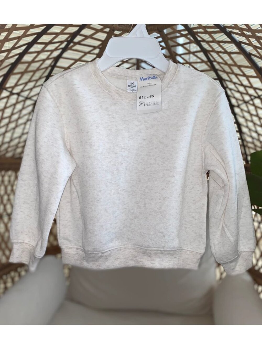 90 Degrees Kids Little Girls Toddlers Long Sleeve PullOver Fleece Size S/4
